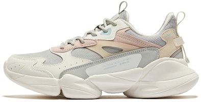 (Women) ERKE Hongxing Low 'Micro Crystal White Cloud Mist Grey' 12122414083-001 (Women) ERKE Hongxing Low 'Micro Crystal White Cloud Mist Grey' 12122414083-001