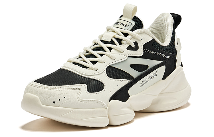 (W) ERKE Hongxing Low 'Rubber White with True Black' 圖 3