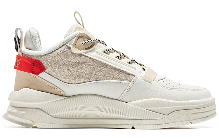 (W) ERKE Hongxing Low 'White Red' 圖 2