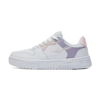 (W) ERKE Hongxing Low Top 'Pure White Mist Purple'