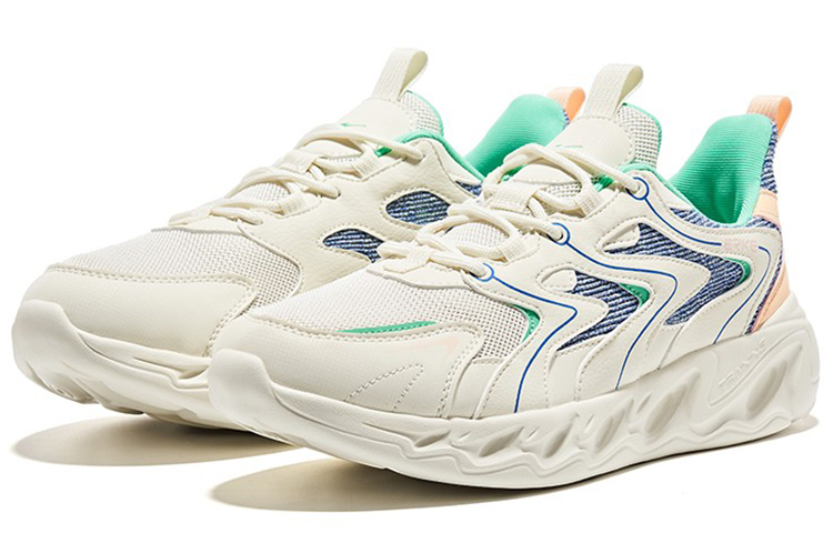 (W) ERKE Hongxing Low Top 'White Blue' 圖 3