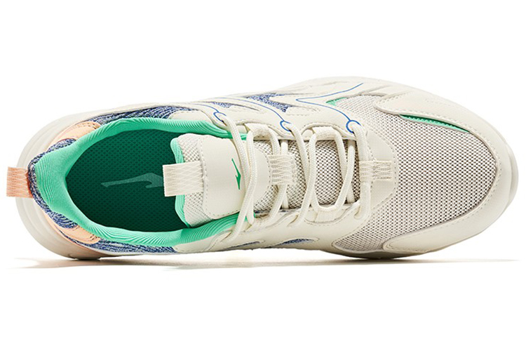 (W) ERKE Hongxing Low Top 'White Blue' 圖 4