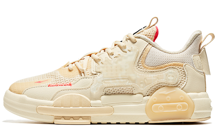 (Women) ERKE Hongxing Master 'White Yellow' 12122201360-005