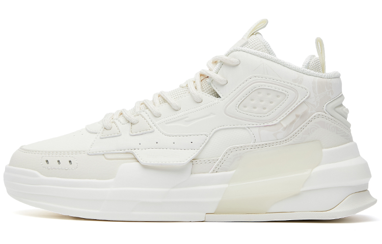 (W) ERKE Hongxing Mid-Top 'Banquet White Fashion'