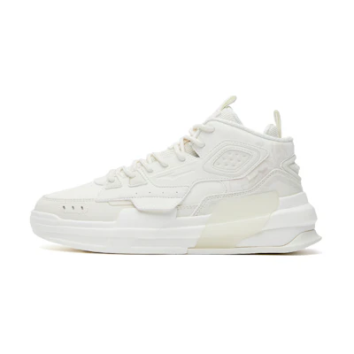 (W) ERKE Hongxing Mid-Top 'Banquet White Fashion'