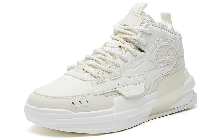 (W) ERKE Hongxing Mid-Top 'Banquet White Fashion' 圖 3