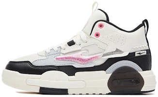 (Women) ERKE Hongxing Mid-Top 'Cream Black' 52122301415-002 (Women) ERKE Hongxing Mid-Top 'Cream Black' 52122301415-002