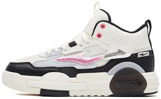 (Women) ERKE Hongxing Mid-Top 'Cream Black' 52122301415-002 Buy (Women) ERKE Hongxing Mid-Top 'Cream Black' 52122301415-002