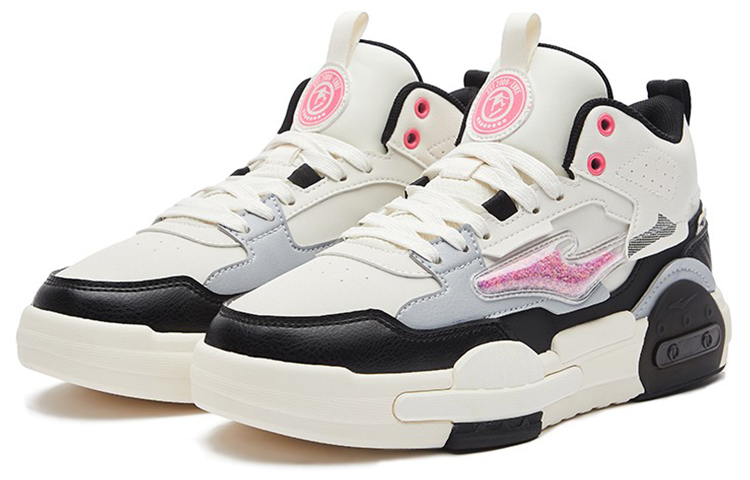 Order (W) ERKE Hongxing Mid-Top 'Crema Negro' 52122301415-002