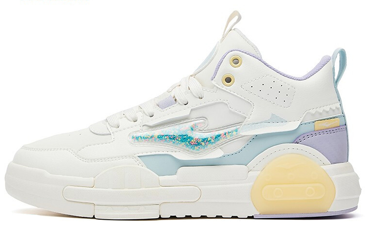 (W) ERKE Hongxing Mid-Top 'Cream White & Green'