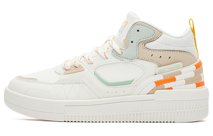 (Women) ERKE Hongxing Mid-Top 'White Green' 52122301391-005