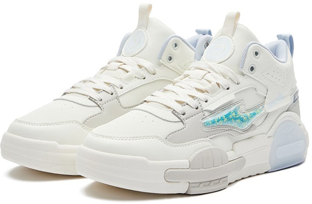 (Women) ERKE Hongxing Mid-Top Skate 'Creamy White & Blue' 52122301415-001 Order (Women) ERKE Hongxing Mid-Top Skate 'Creamy White & Blue' 52122301415-001