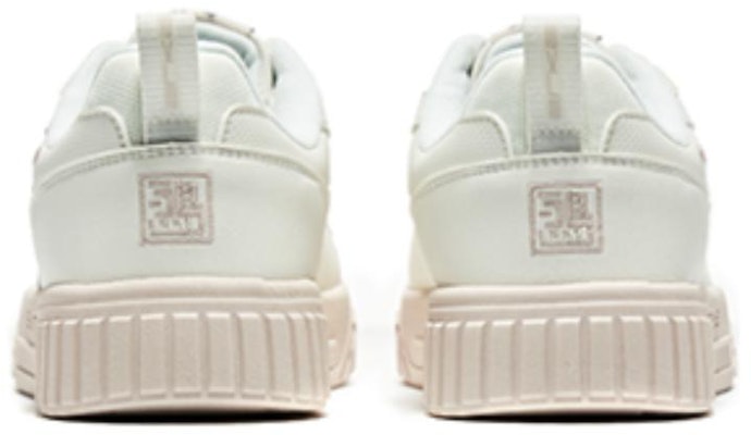 (W) ERKE Hongxing Retro Casual 'Blanco Rosa' 12122401532-002 Shop (W) ERKE Hongxing Retro Casual 'Blanco Rosa' 12122401532-002