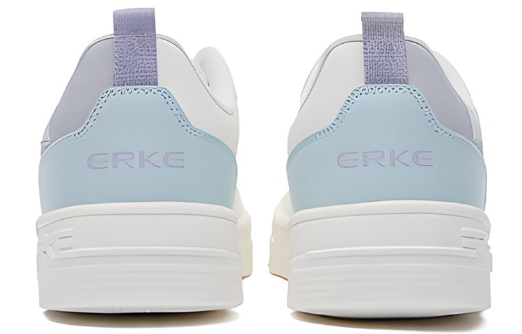 (W) ERKE Hongxing Retro Low-Top Sneakers 'Cashew Flower Light Blue' 圖 4