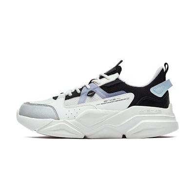 (W) ERKE Hongxing Run Classic Low 'Black White'