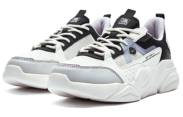 (W) ERKE Hongxing Run Classic Low 'Black White' 圖 2