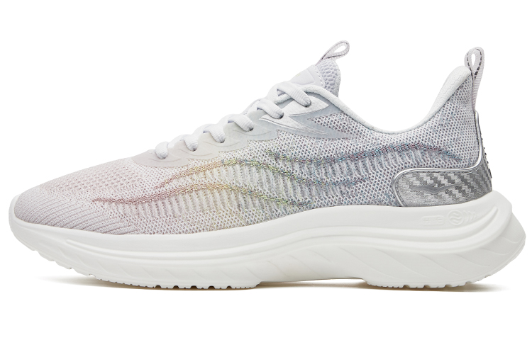 Buy (W) 鸿星尔克 低帮跑鞋 '纯白猫柳紫色' V2122203102-003