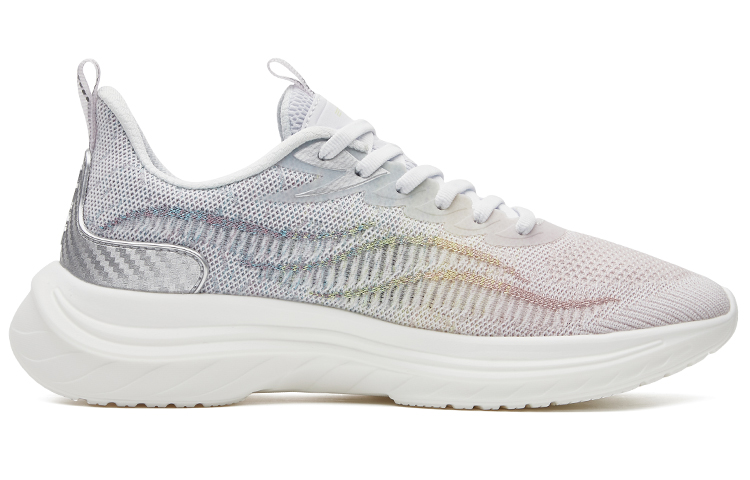 Order (W) 鸿星尔克 低帮跑鞋 '纯白猫柳紫色' V2122203102-003