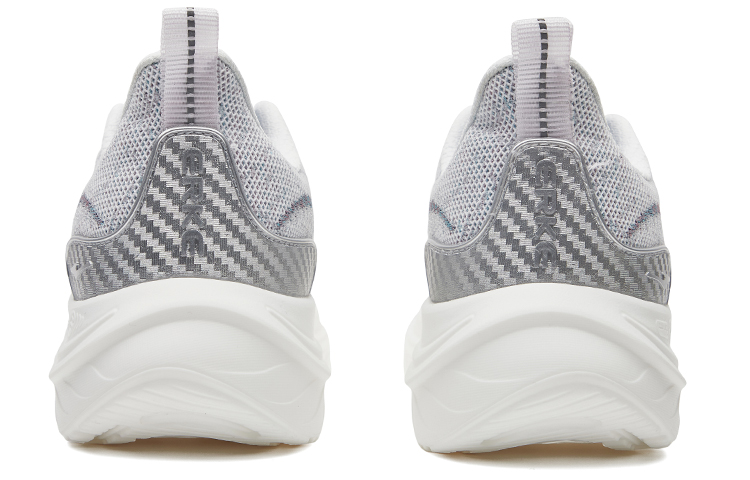 Shop (W) 鸿星尔克 低帮跑鞋 '纯白猫柳紫色' V2122203102-003