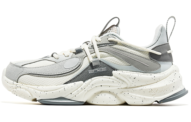 (W) ERKE Hongxing Running Shoes Low 'Bai Lu Grey'