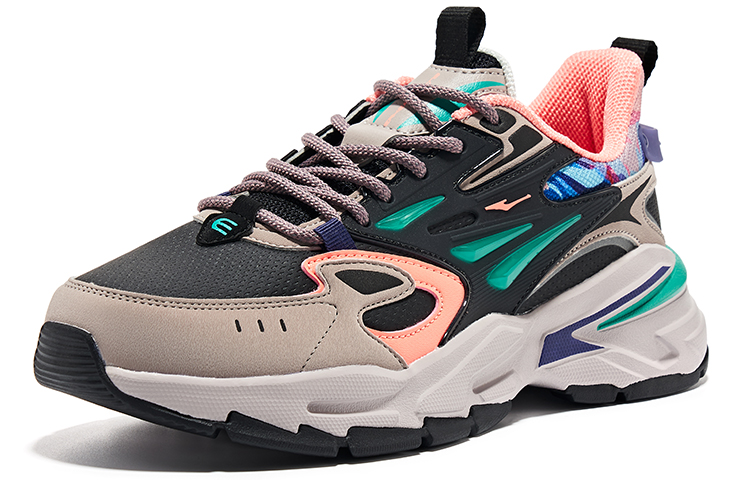Lookbook (W) Zapatillas ERKE Hongxing Running Bajas 'Naranja Fluorescente Rosa' 12122303480-003