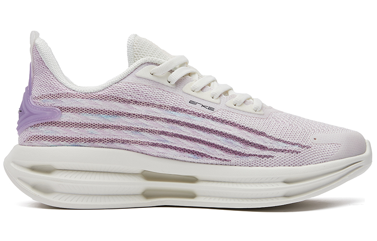 (W) ERKE Hongxing Running Shoes Low 'White Purple' 圖 2