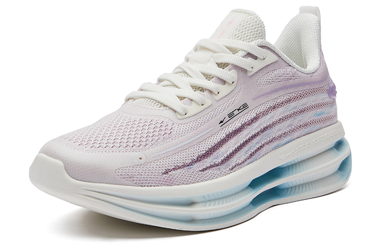(W) ERKE Hongxing Running Shoes Low 'White Purple' 圖 3