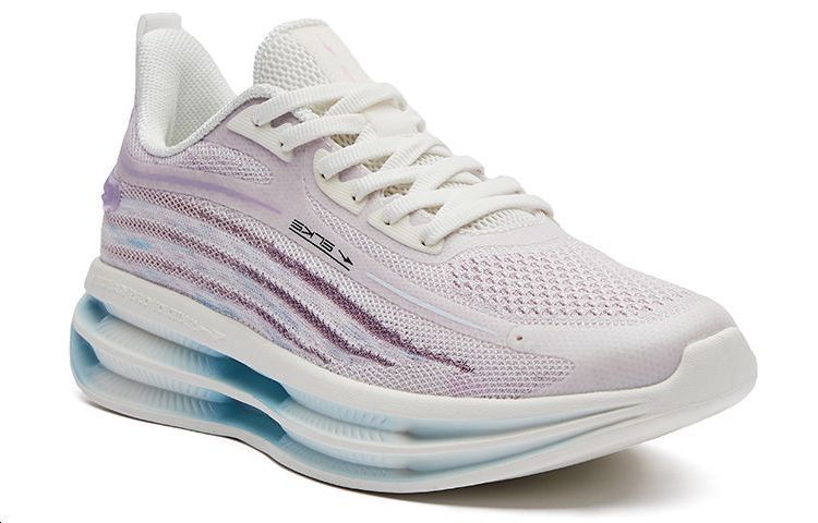 (W) ERKE Hongxing Running Shoes Low 'White Purple' 圖 4