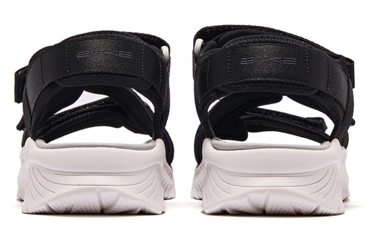 (W) ERKE Hongxing Sandal 'Black White' 圖 4