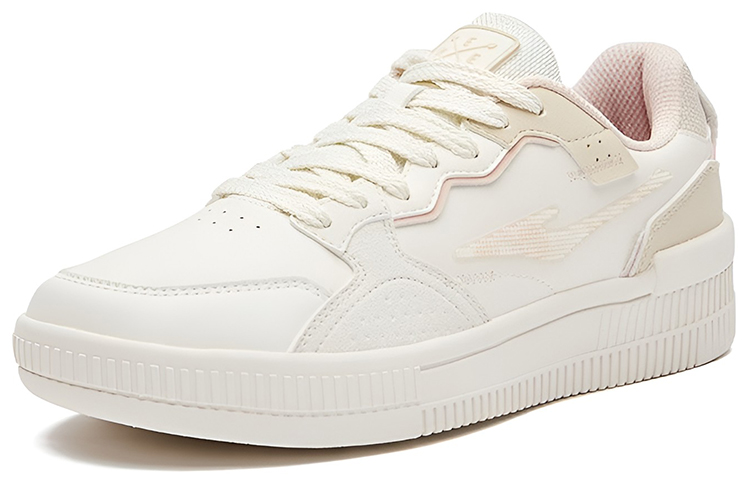 Order 鴻星爾克 焦糖拿鐵 百搭休閒 防滑耐磨包覆性 低筒 板鞋 女款 白澄糖