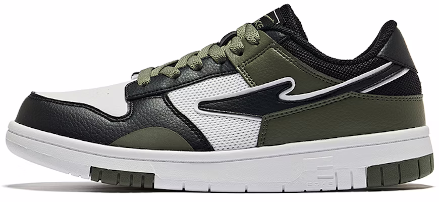 (W) 鸿星尔克滑板低帮鞋 '无花果绿与黑色' 12122201312-002 Buy (W) 鸿星尔克滑板低帮鞋 '无花果绿与黑色' 12122201312-002