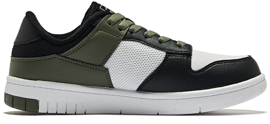 (W) 鸿星尔克滑板低帮鞋 '无花果绿与黑色' 12122201312-002 Order (W) 鸿星尔克滑板低帮鞋 '无花果绿与黑色' 12122201312-002