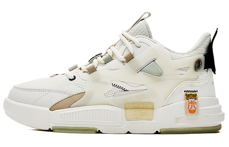 Buy (W) 鸿星尔克滑板鞋低帮‘乳白色橡胶籽’ 12122101413-005