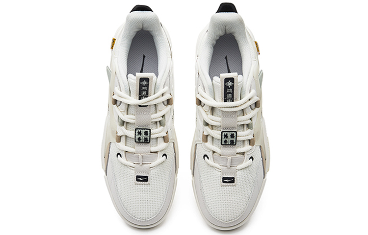 Lookbook (W) 鸿星尔克滑板鞋低帮‘乳白色橡胶籽’ 12122101413-005