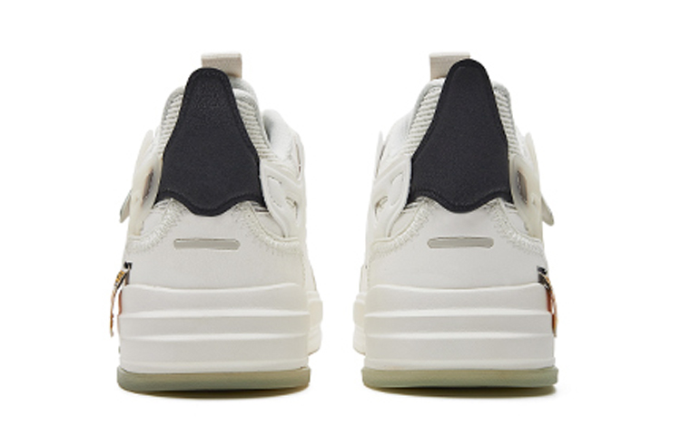 Shop (W) 鸿星尔克滑板鞋低帮‘乳白色橡胶籽’ 12122101413-005