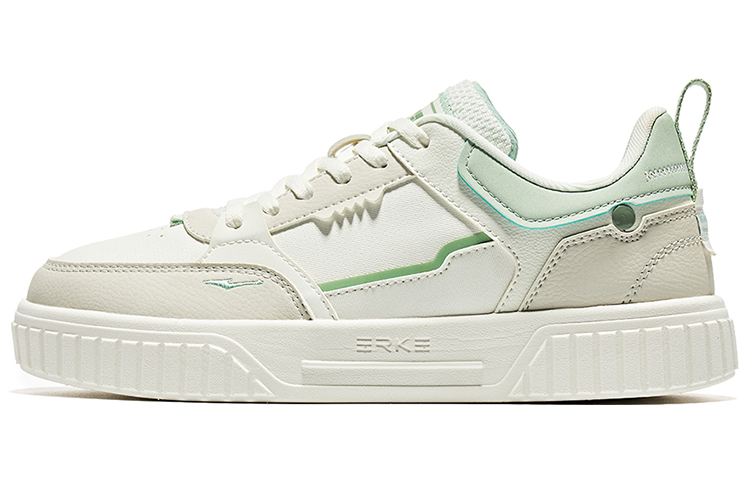 (Women) ERKE Hongxing Skate Low 'White Green' 52123101203-002