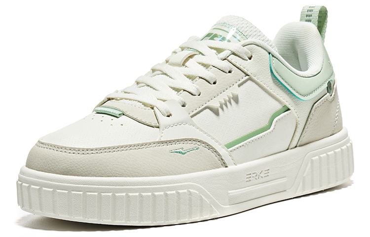 Lookbook (W) ERKE Hongxing Skate Low 'Putih Hijau' 52123101203-002