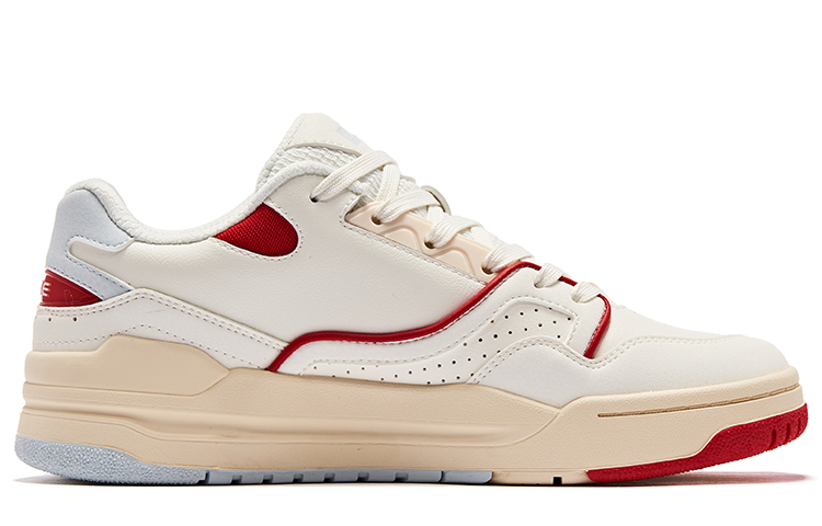 (W) ERKE Hongxing Skate Low 'White Red' 圖 2