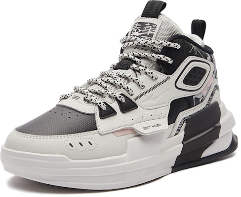 (W) ERKE Hongxing Kasut Skate Low 'Fesyen Jamuan Kasual Kelabu Hitam' 52122301067-104 Lookbook (W) ERKE Hongxing Kasut Skate Low 'Fesyen Jamuan Kasual Kelabu Hitam' 52122301067-104