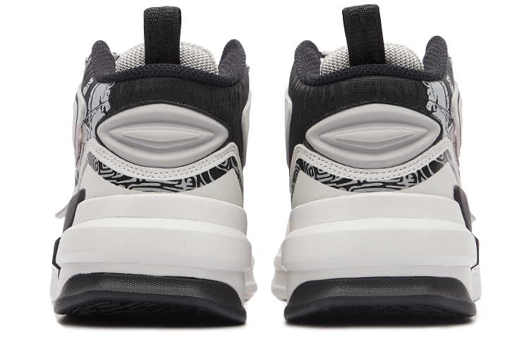 Shop (W) ERKE Hongxing Sepatu Skate Low 'Banquet Fashion Kasual Abu Abu Hitam' 52122301067-104