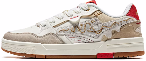 (Women) ERKE Hongxing Skate Shoes Low 'Slide White Red' 12123101254-003 (Women) ERKE Hongxing Skate Shoes Low 'Slide White Red' 12123101254-003