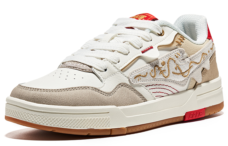 Lookbook (W) ERKE Hongxing Sepatu Skate Low 'Slide Putih Merah' 12123101254-003