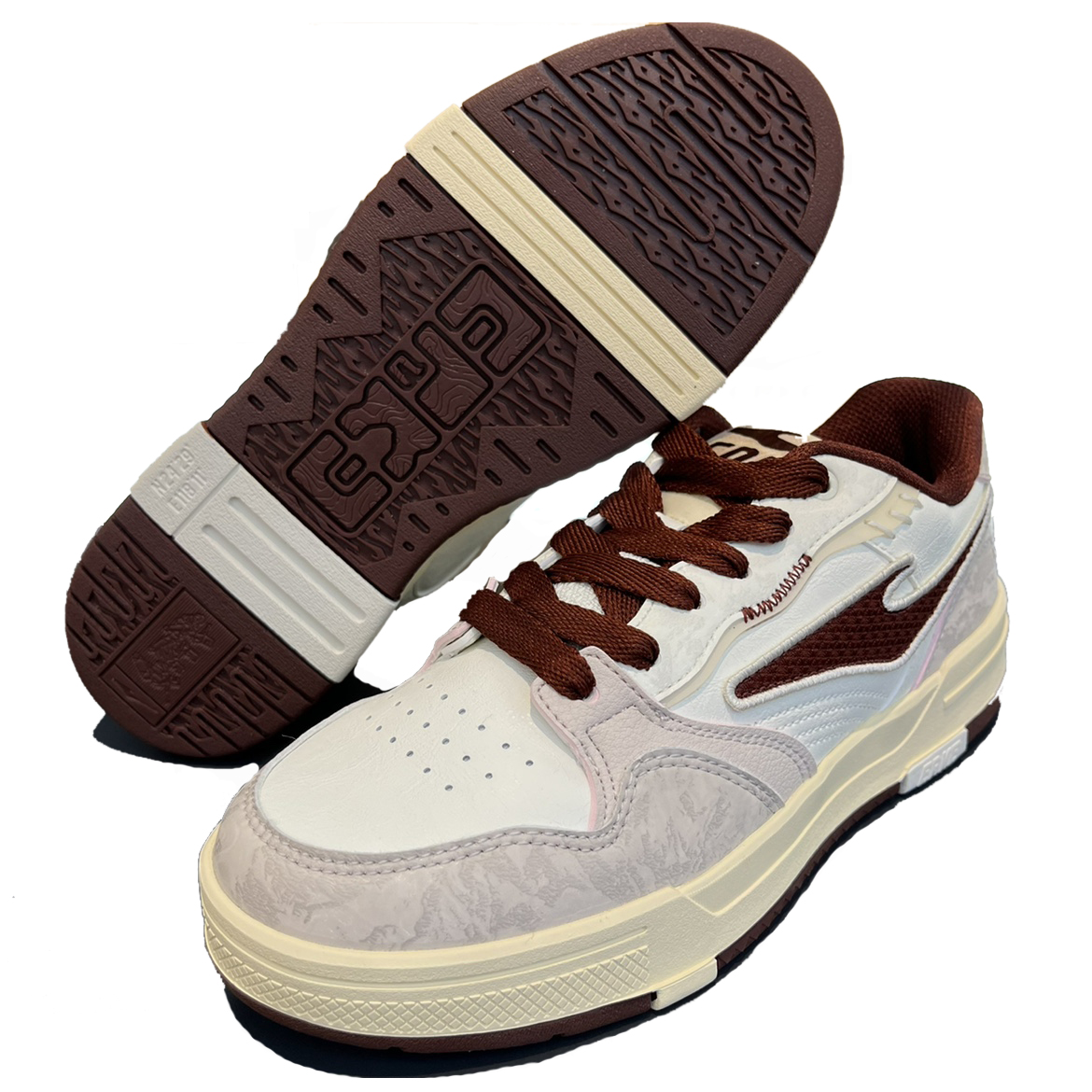 (W) ERKE Hongxing Skateboarding Low 'Red White' 圖 5