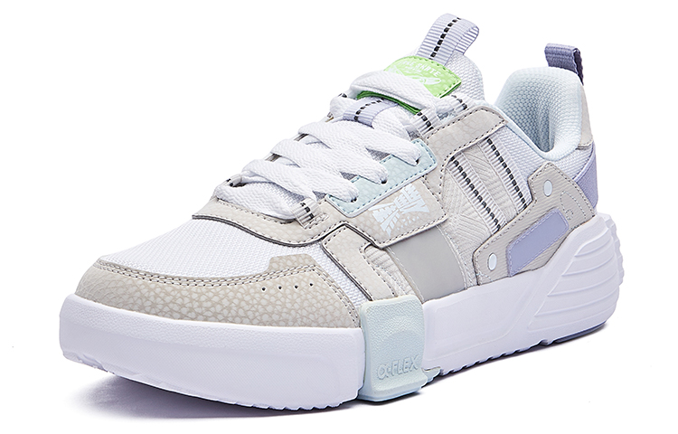 (W) ERKE Hongxing Wushuang Master Low 'White Grey' 圖 3