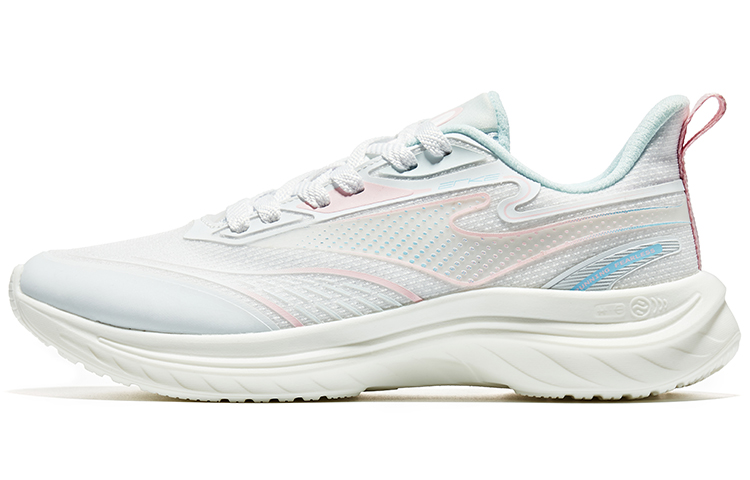 (W) ERKE Hongxing Yunshuo Low 'White Pink'