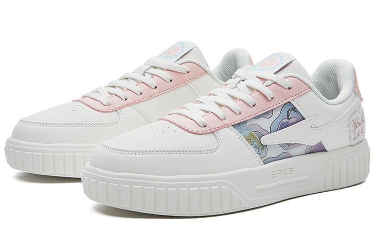 (W) ERKE Huyao Xiao Hongniang Hongxing Skateboard 'Valentine's Day LTD Edition' Low Blue White' 圖 4