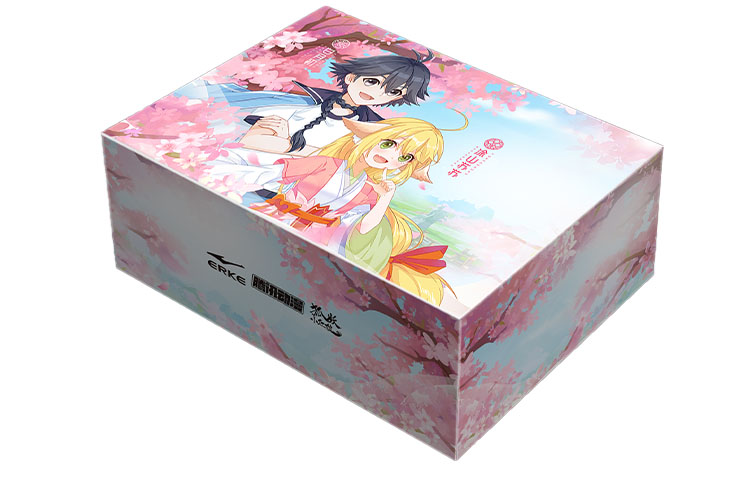 (W) ERKE Huyao Xiao Hongniang Hongxing Skateboard 'Valentine's Day LTD Edition' Low Blue White' 圖 10