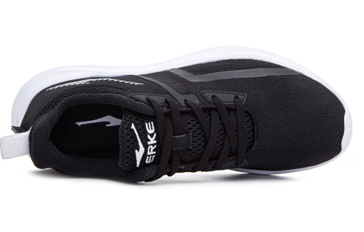 (W) ERKE Low-Top Running Shoe 'Black White' 圖 2