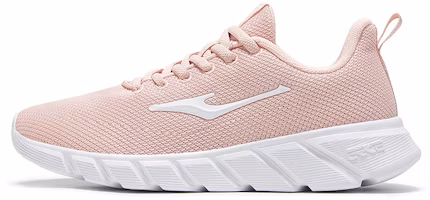 (Women) ERKE Low-Top Running Shoes White Pink - Cushioning, Non-Slip & Durable 52124103239-202 (Women) ERKE Low-Top Running Shoes White Pink - Cushioning, Non-Slip & Durable 52124103239-202