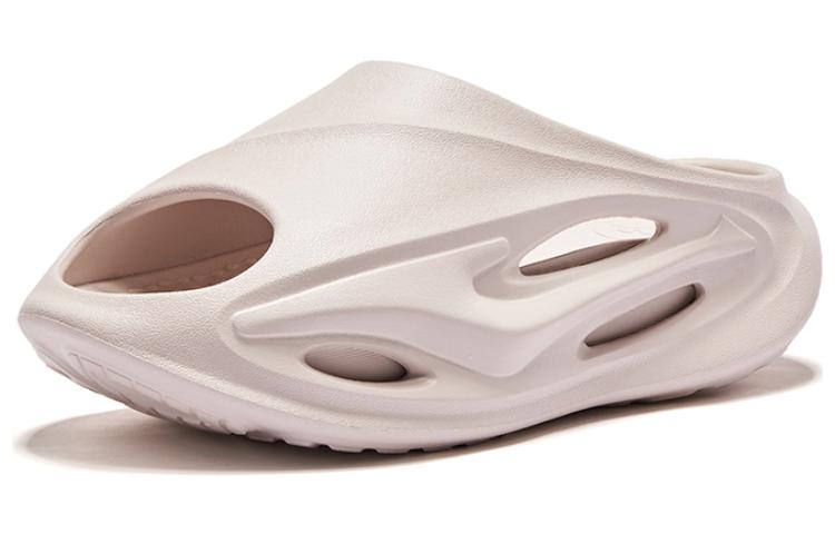 Lookbook (W) ERKE Qi Dan Zapatillas Sin Cordones 'Rosa y Gris Cepillado' 12123210323-103